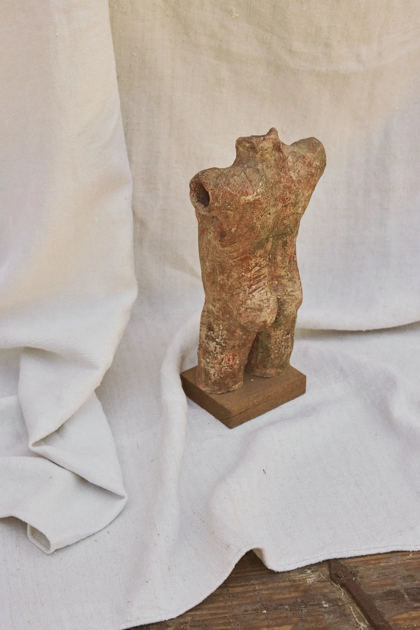 Étude torse d'homme ancien