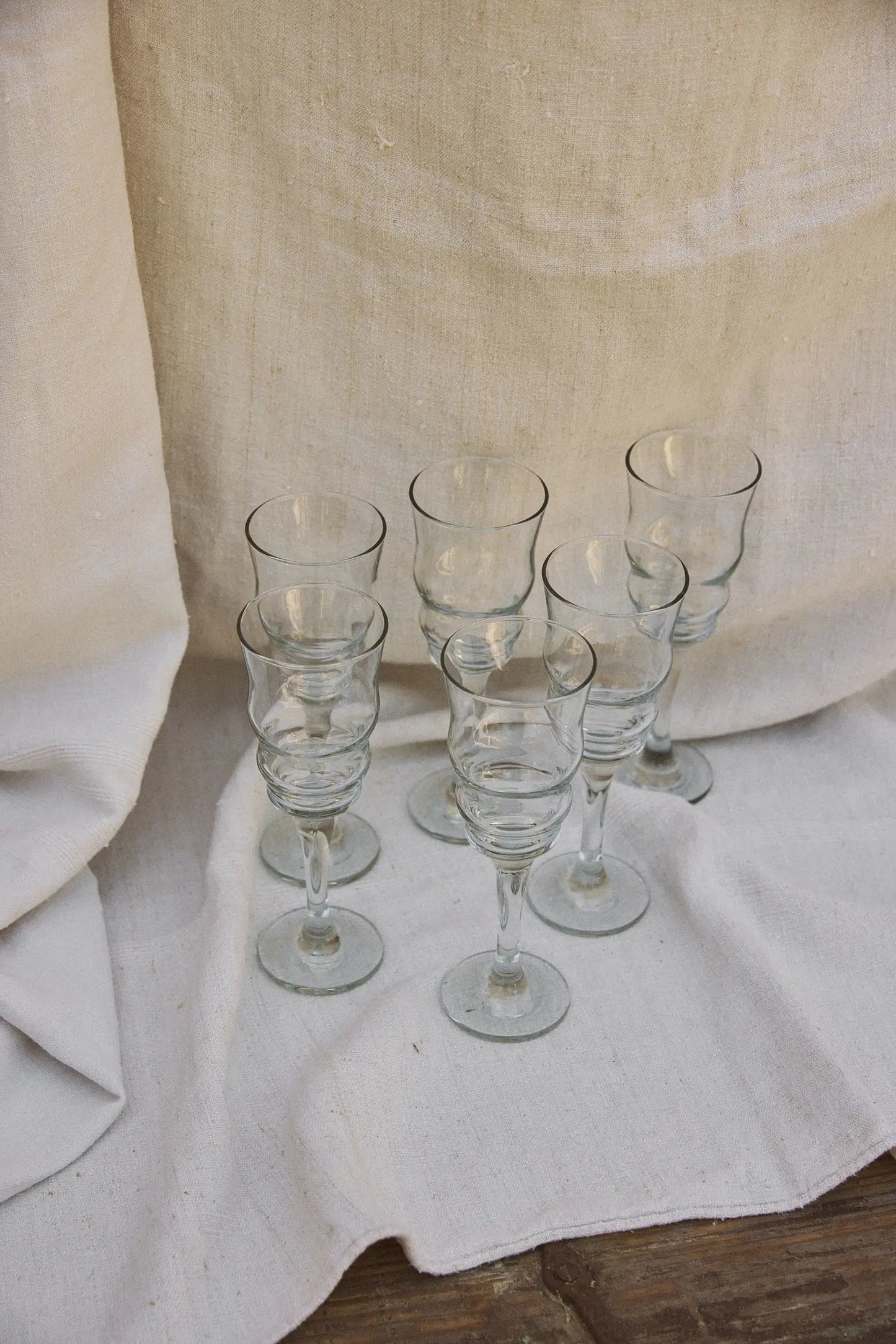 Ensemble de 6 coupes à champagne