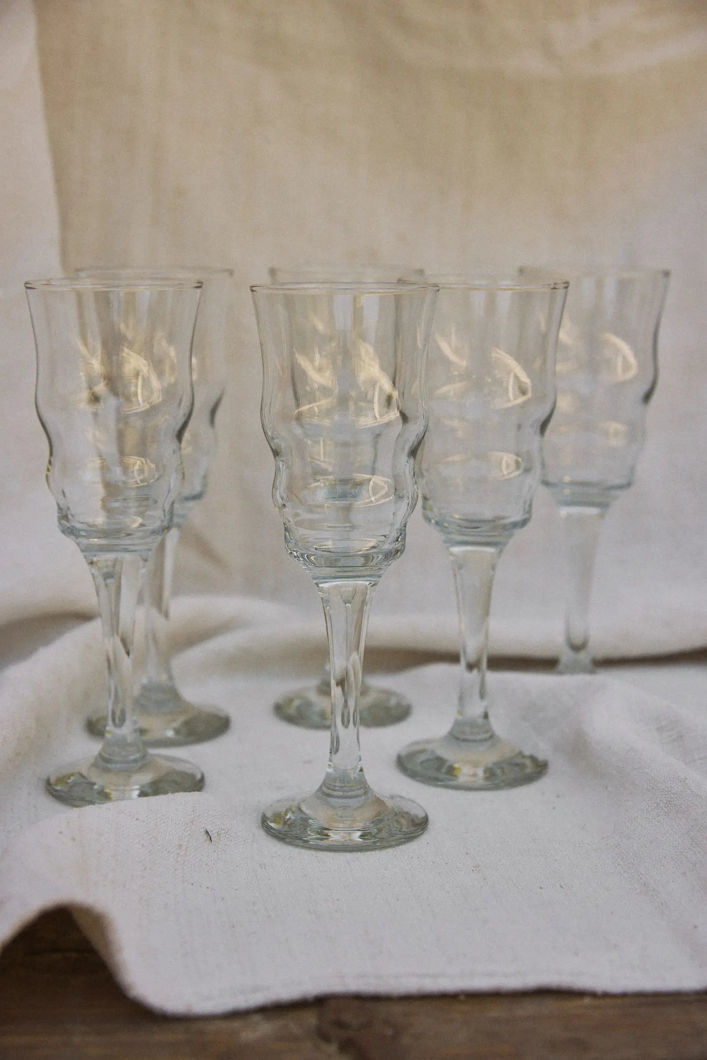 Ensemble de 6 coupes à champagne