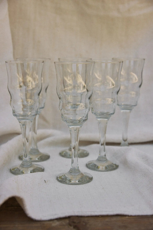 Ensemble de 6 coupes à champagne