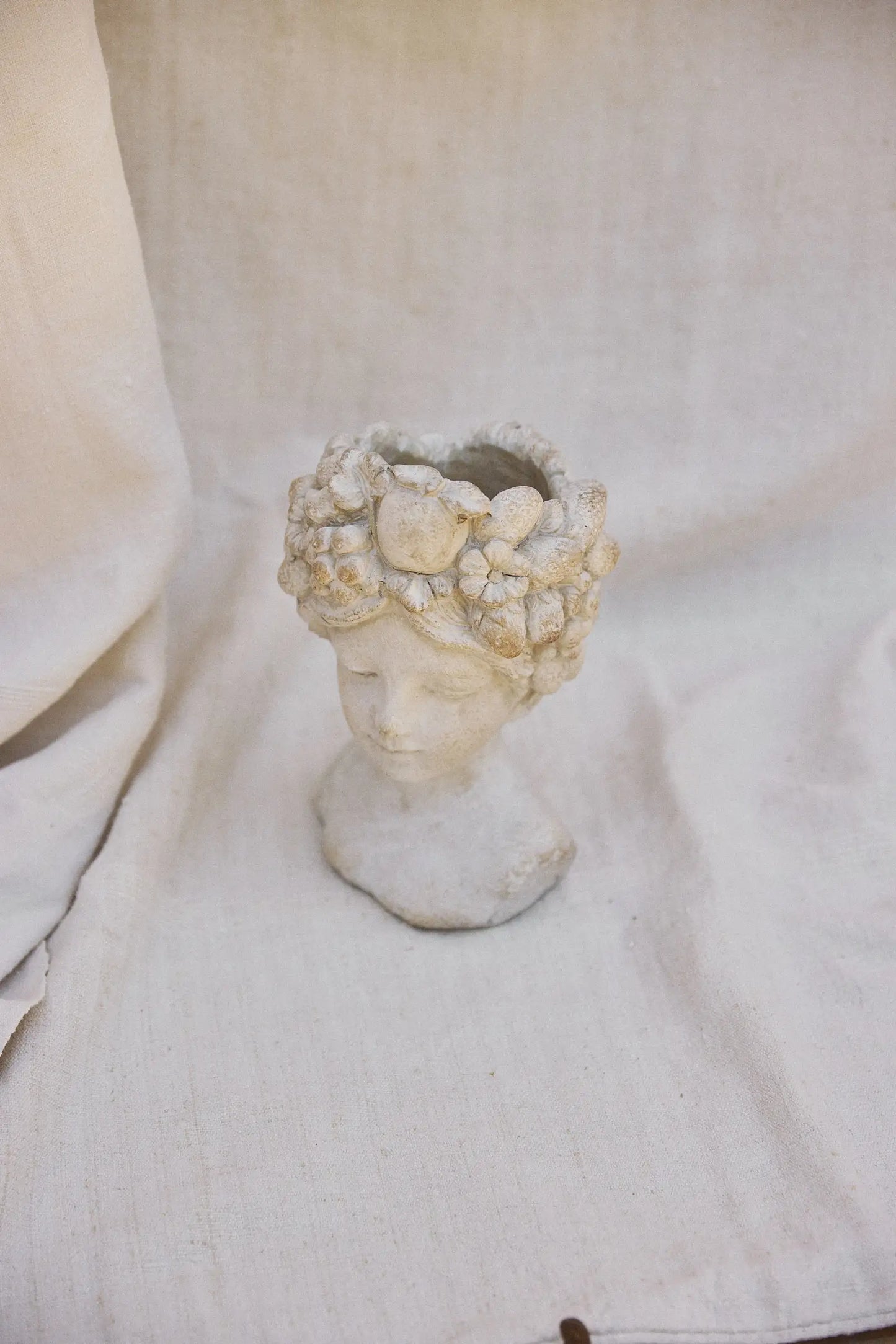 Cache pot visage - petit