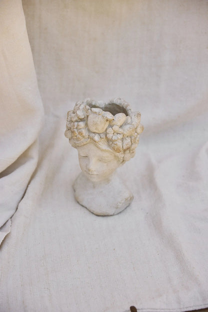 Cache pot visage - petit