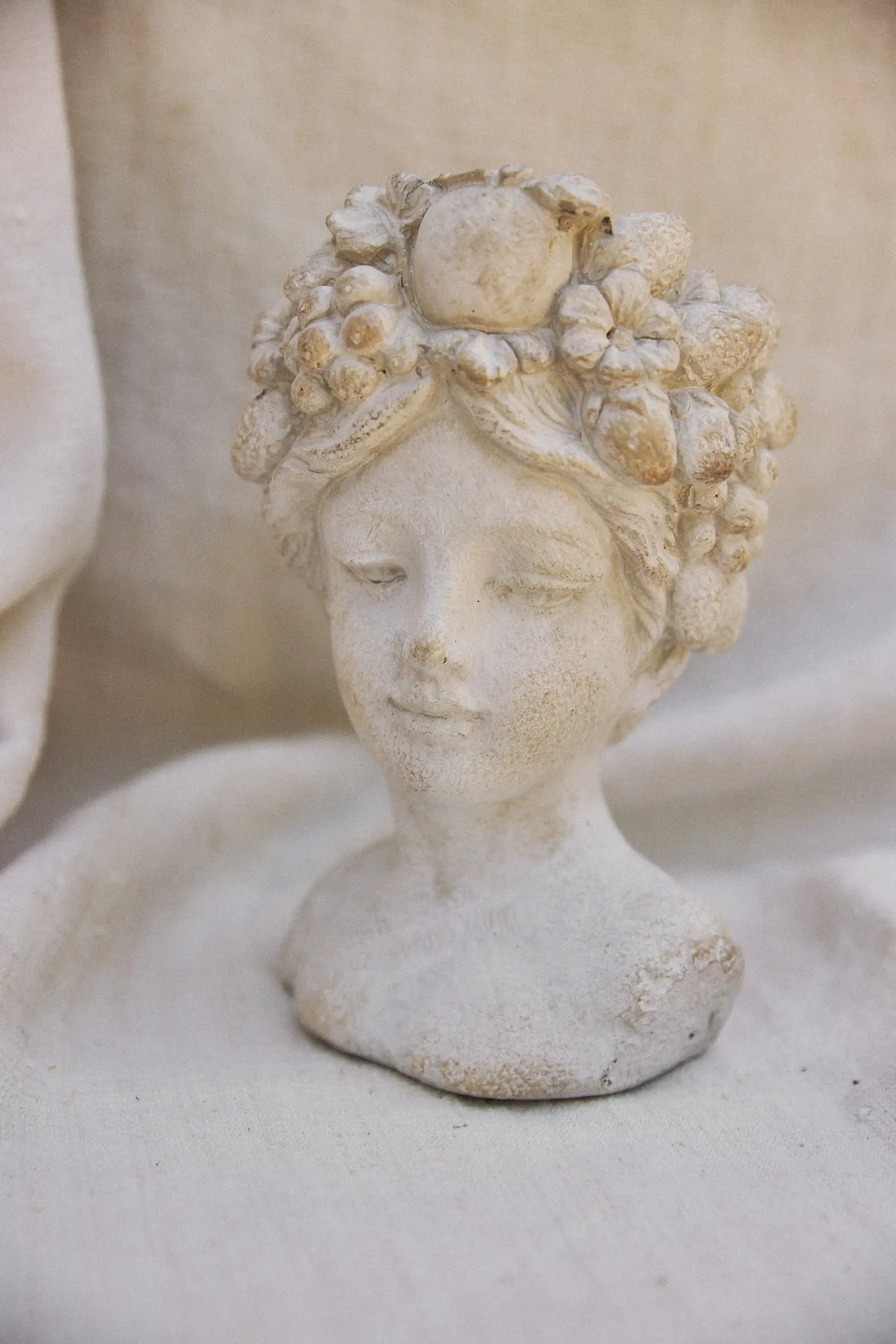 Cache pot visage - petit
