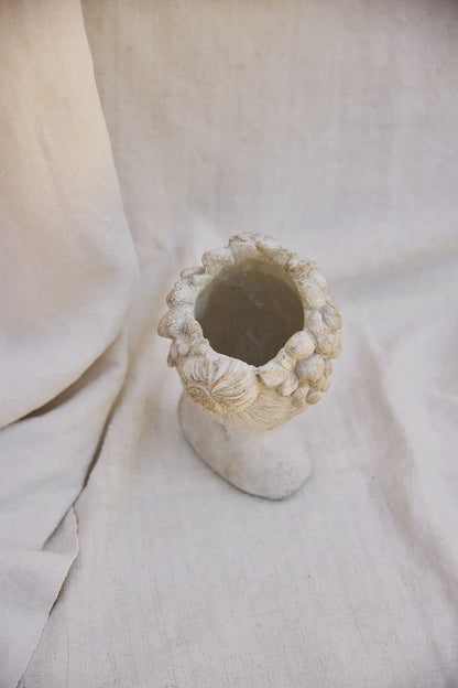 Cache pot visage - petit