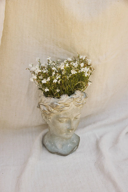 Cache pot visage - moyen