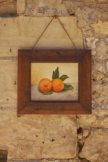 Peinture clémentines encadrée
