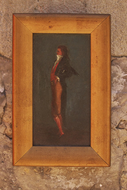 Petite peinture homme