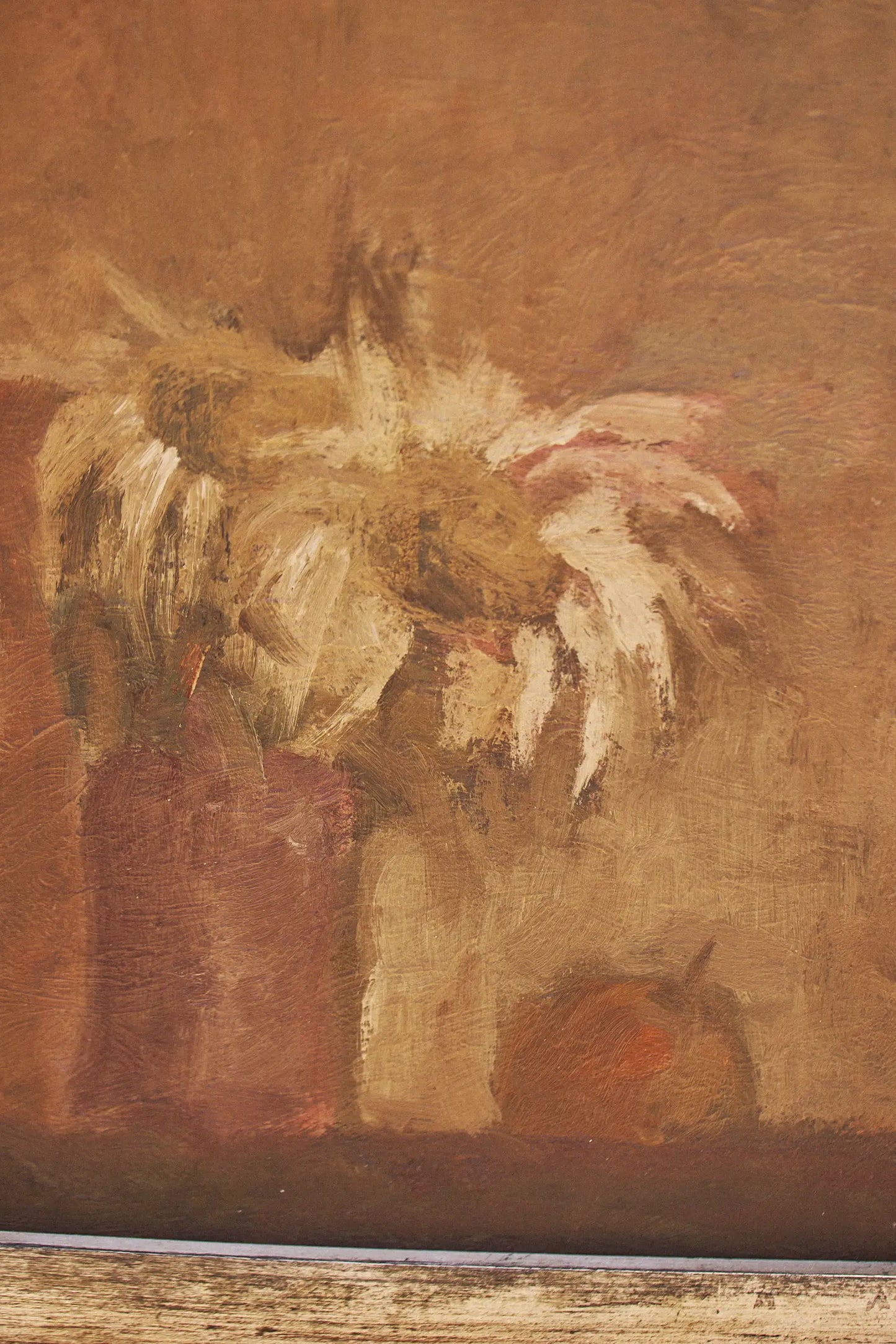 Nature morte florale encadrée