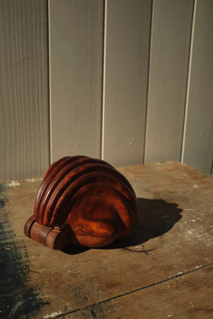 Boite coquillage en bois