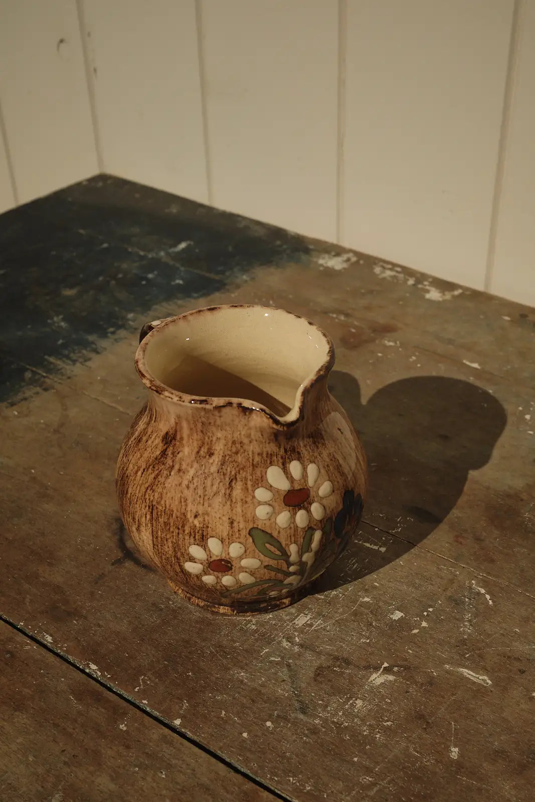 Petit pot à lait fleurs