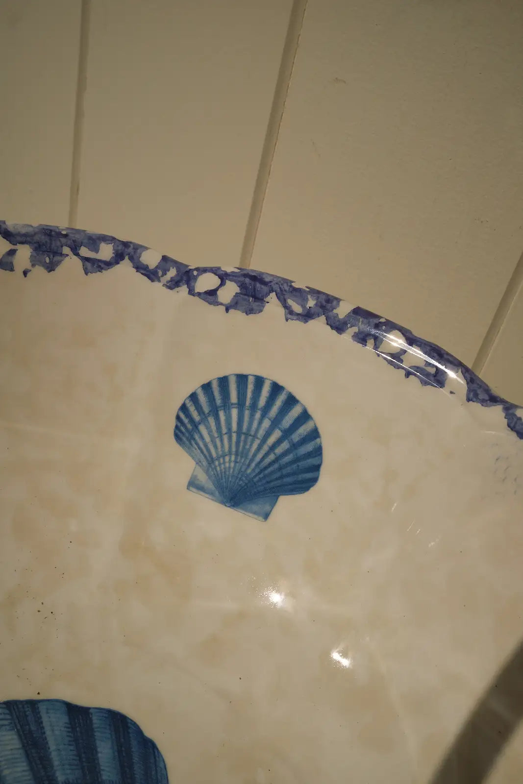 Grand saladier coquillage