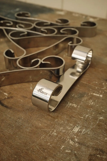 Set de 10 porte couteaux inox