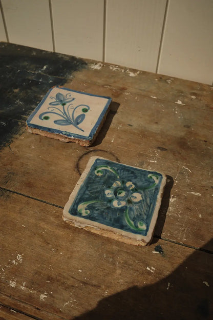 Carreaux de ciment peints