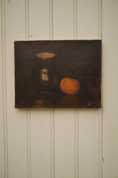 Nature morte au pichet et à l'orange