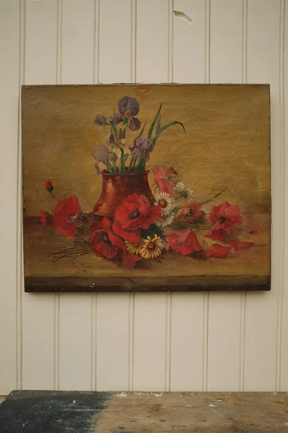 Nature morte aux coquelicots