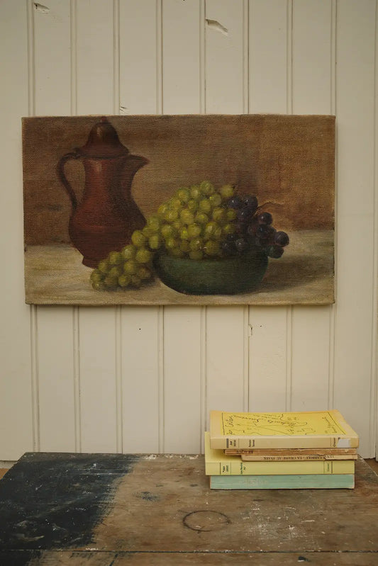 Nature morte au raisin et au pichet