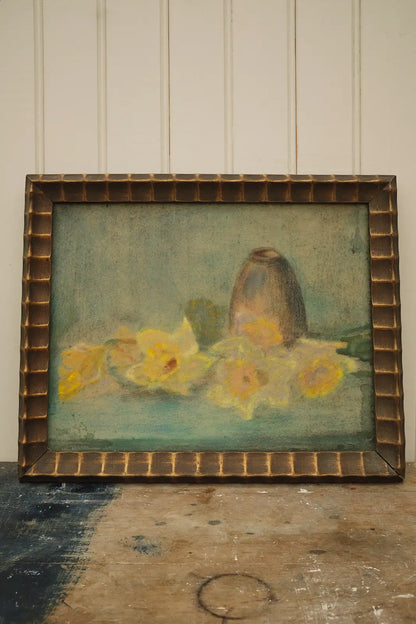 Nature morte aux jonquilles encadrée