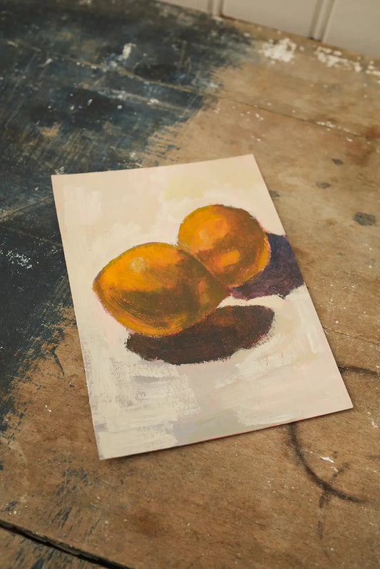 Petite peinture citrons