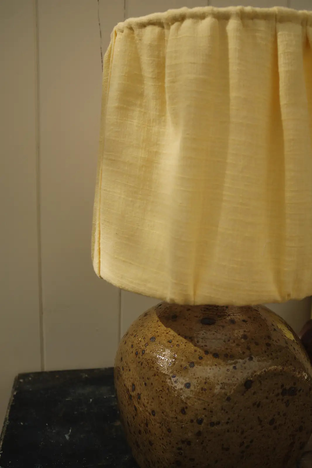 Old wooden lamp