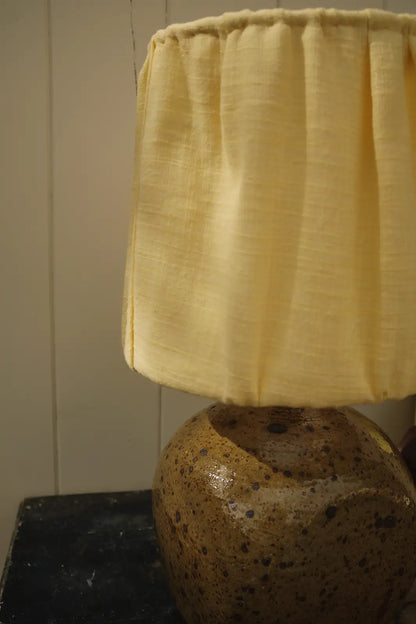 Old wooden lamp