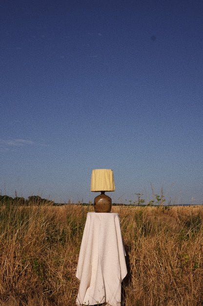 Old wooden lamp