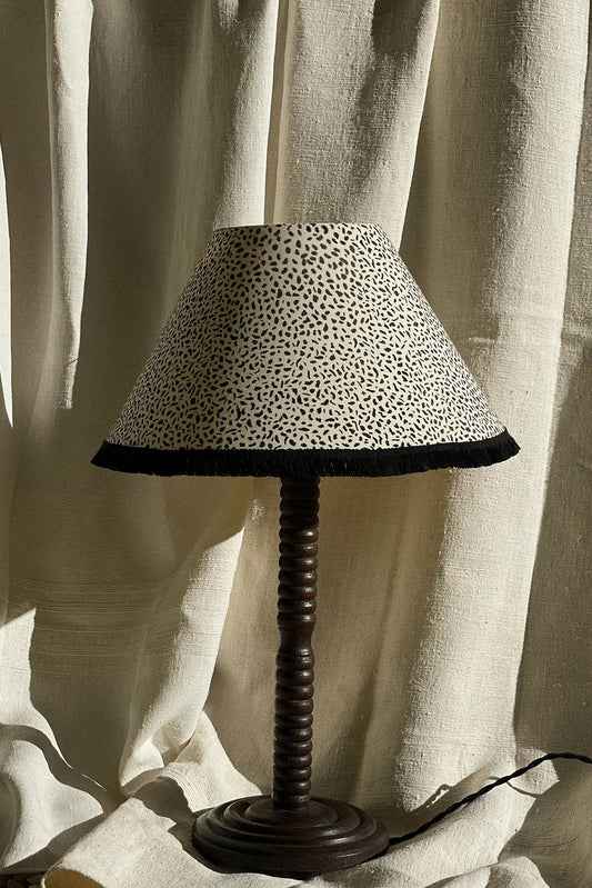 Old wooden lamp